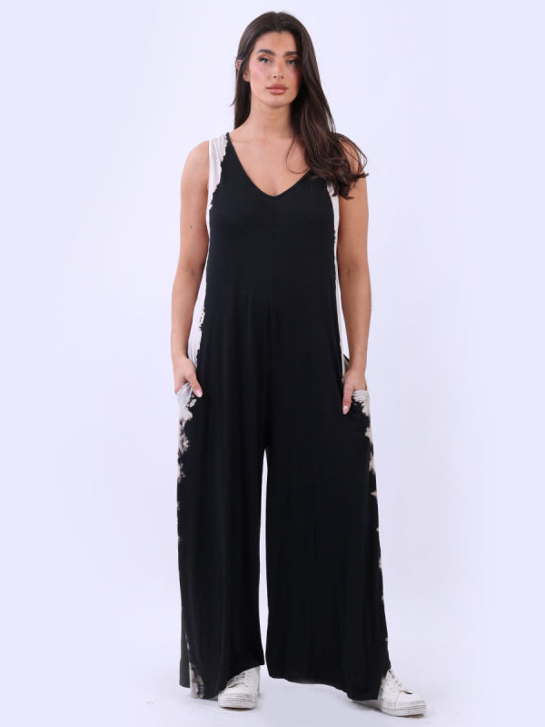 Women Oversized Tie And Dye Jumpsuit
