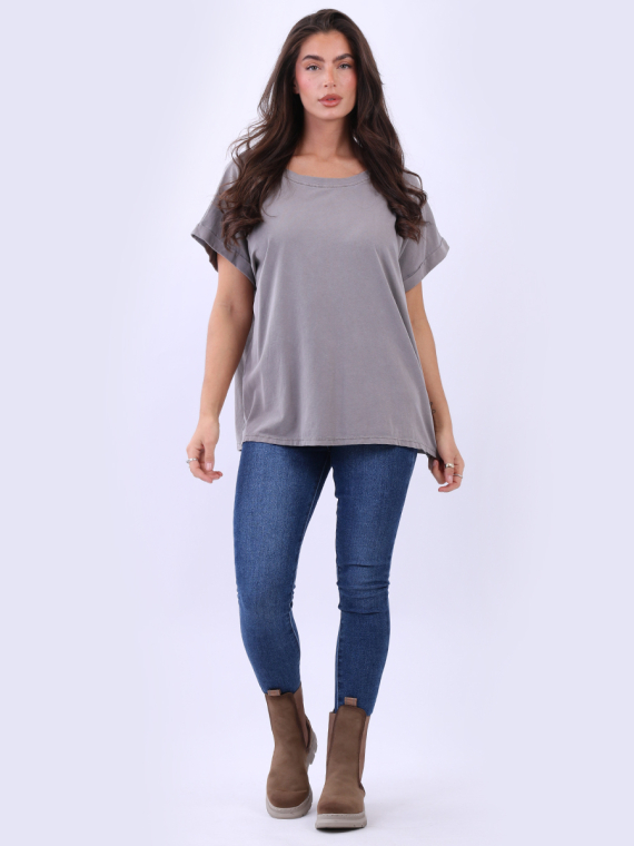 Vintage Washed Cotton T-Shirt