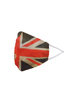 Italian Union Jack Print Double Layered Cotton Face Mask (PACK OF 5)