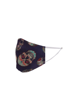 Fun Skull Print Double Layered Italian Face Mask (PACK OF 5)