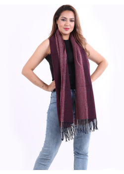 Wool Polka Dot Multi Shaded Women Scarf