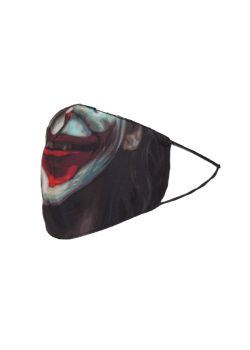 Made In Italy Scary Ghost Print Washable Face Mask (PACK OF 5)