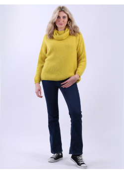 Italian Women Solid Knit Wooly Jumper