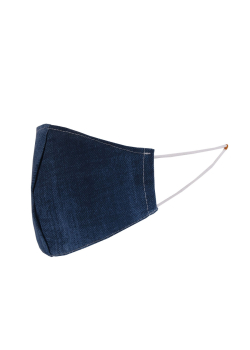 Italian Plain Washable Denim Face Mask (PACK OF 5)