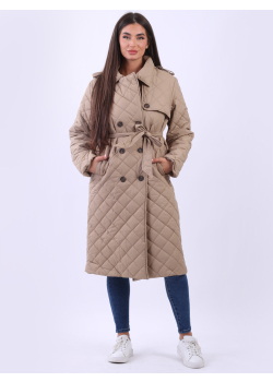 Italian Oversized Double Breast Ladies Padded Jacket