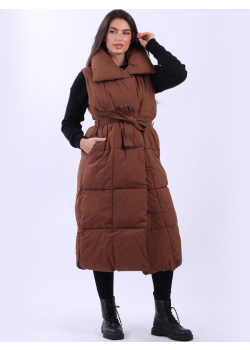 Women Plus Size Sleeveless Quilted Vest